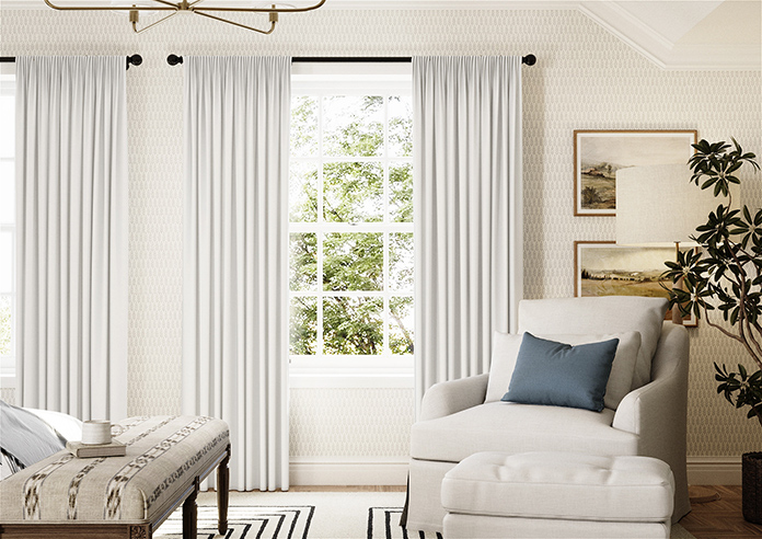 Bruschal (Blackout), Light Grey - Made to Measure Curtains - Image 3